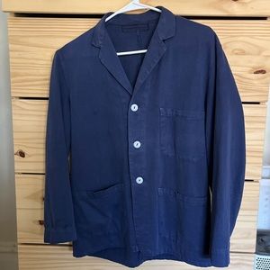 Rawson vintage navy blue overdye Chore Coat, M
